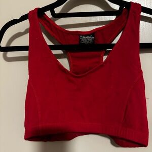 BAMBOO Red Sports Bra